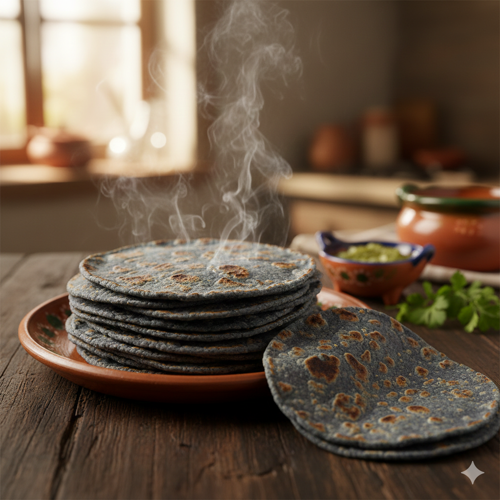 Tortillas azules
